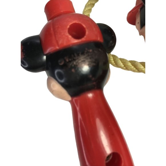 Walt Disney Production Arco Mickey Mouse Jump Rope 72" Rope 5" Handles Vintage - Picture 7 of 12